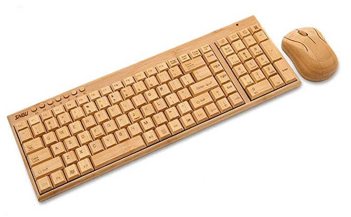 Handmade-Bamboo-PC-Keyboard-and-Mouse-Wireless