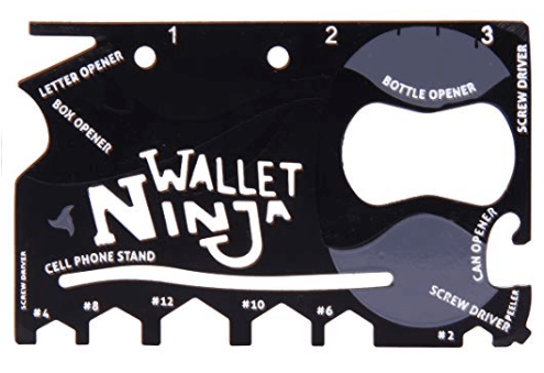 Wallet Ninja-18 In-1-Pocket-Multi-Tool-Card